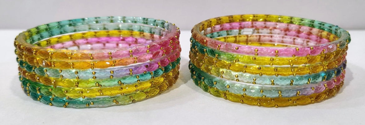 Raindrop bangles — pack of 12 bangles