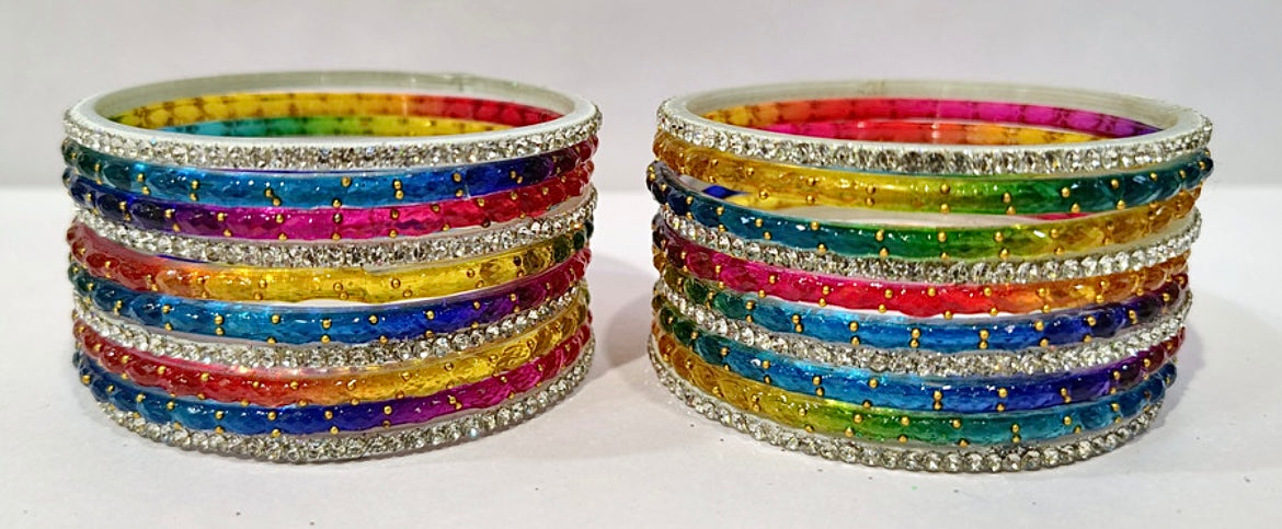 Raindrop Zerkin Bangles Set – Pack of 20