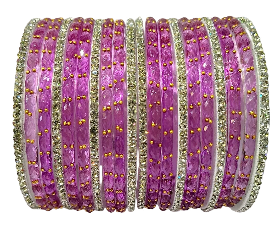 Raindrop Zerkin Bangles Set – Pack of 20