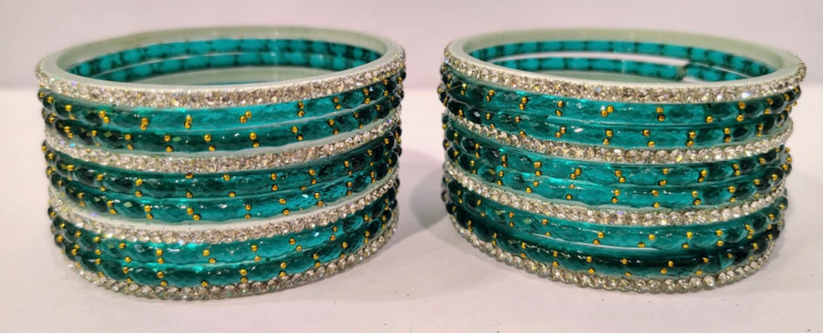 Raindrop Zerkin Bangles Set – Pack of 20