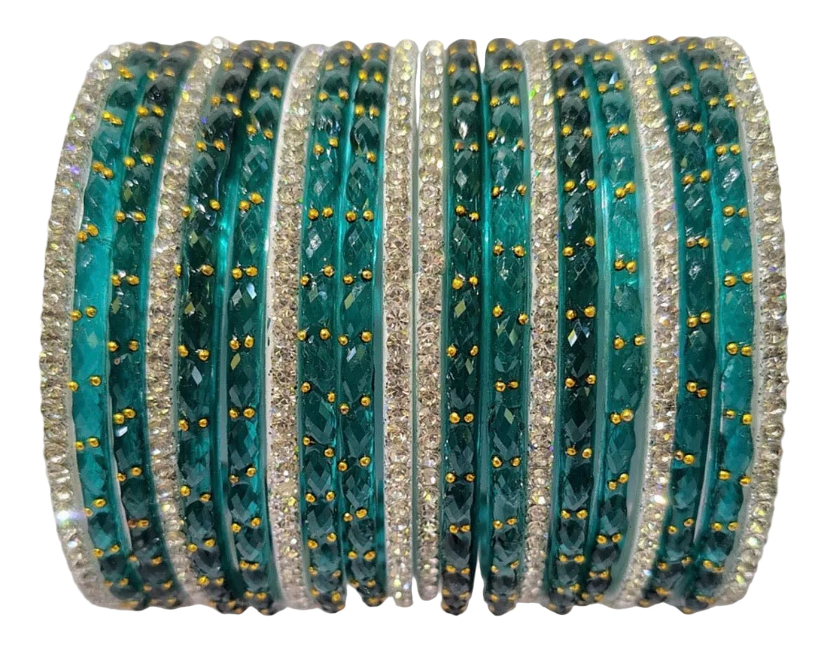 Raindrop Zerkin Bangles Set – Pack of 20