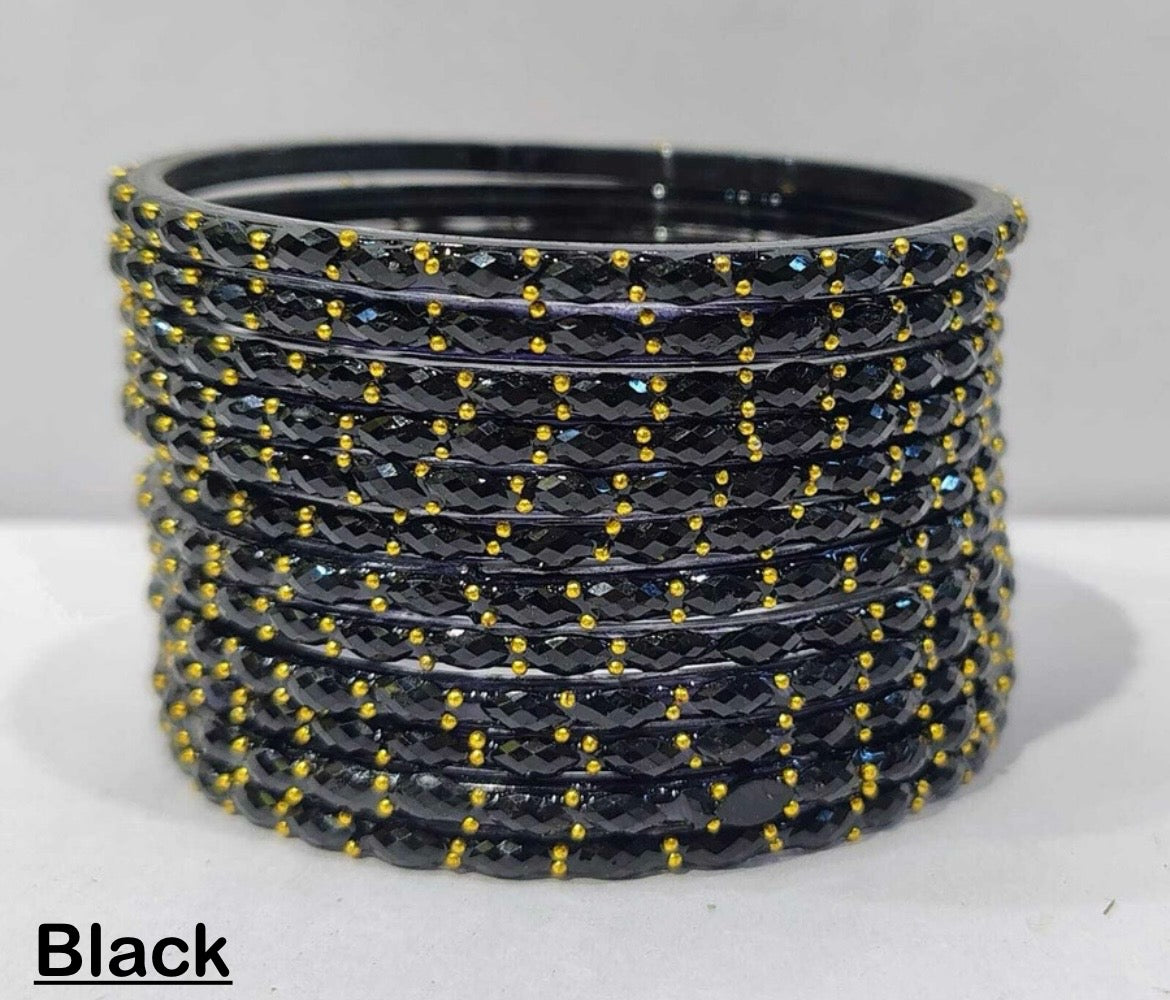 Raindrop bangles — pack of 12 bangles