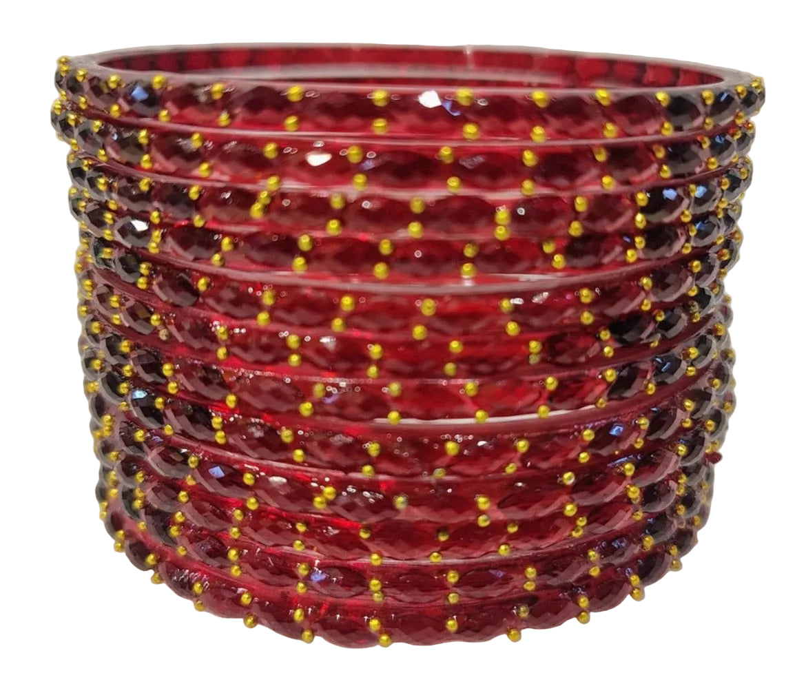 Raindrop bangles — pack of 12 bangles