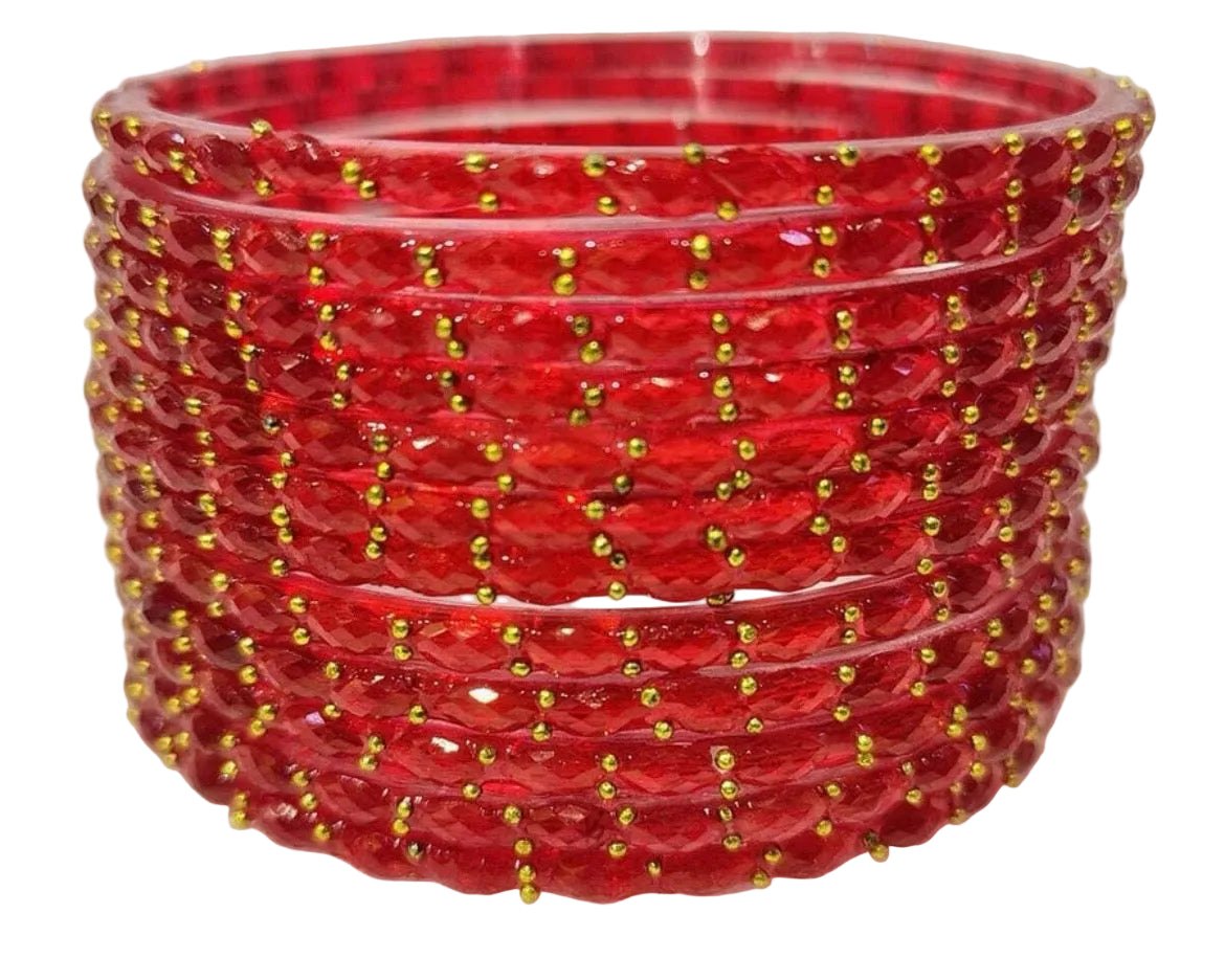 Raindrop bangles — pack of 12 bangles